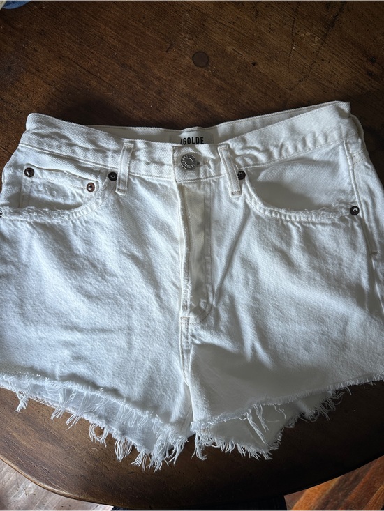 Aritzia Pants - White Agolde Aritzia Denim Shorts